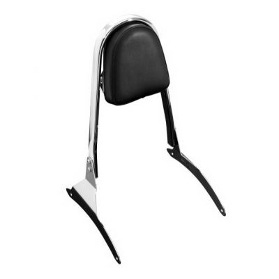 Opěrka FLAT TUBE, chrom - YAMAHA XV535 Virago (1999), (sada)